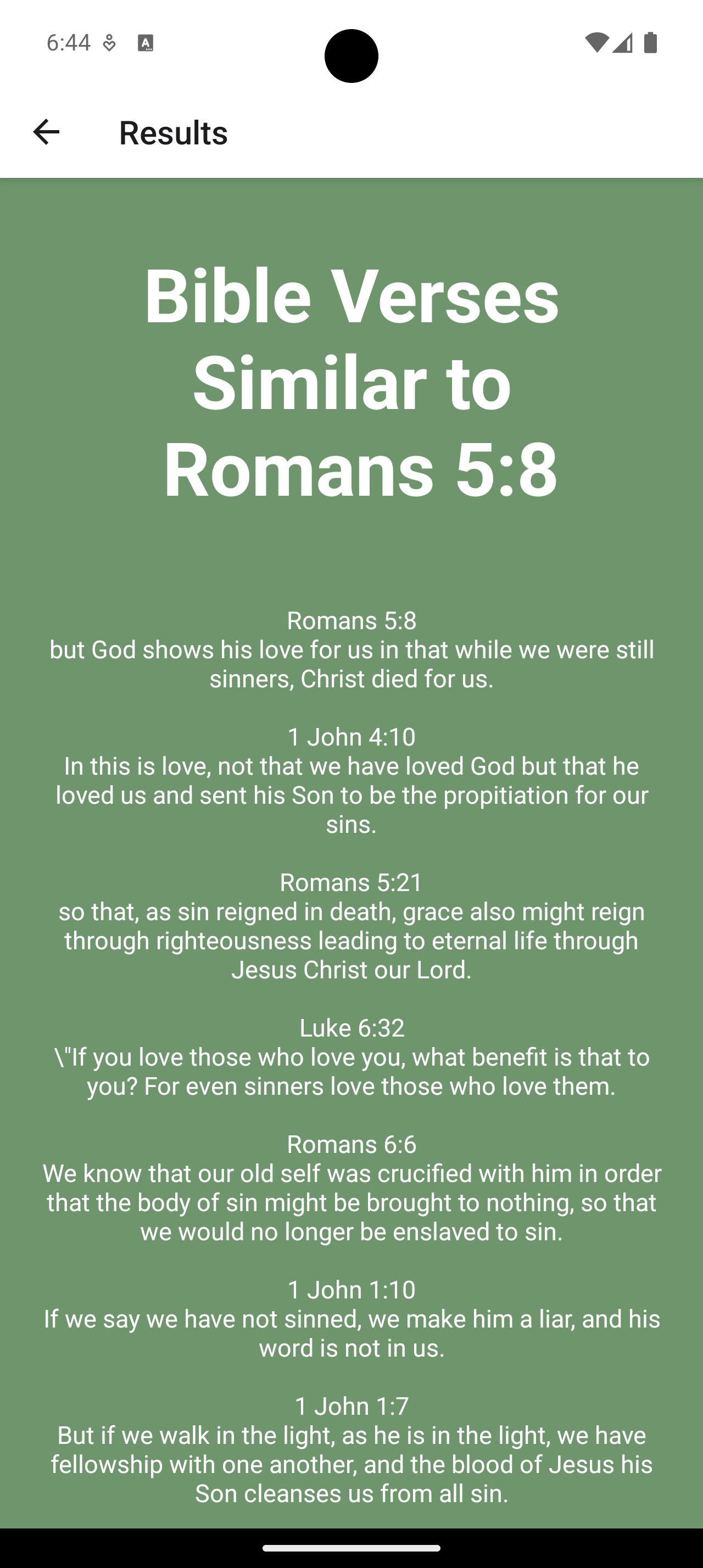 VerseResults